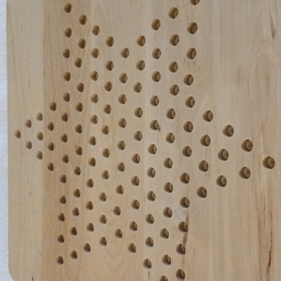 All wood chess,checkers, Chinese checkers vintage board est 1950's-80's - Picture 4 of 6